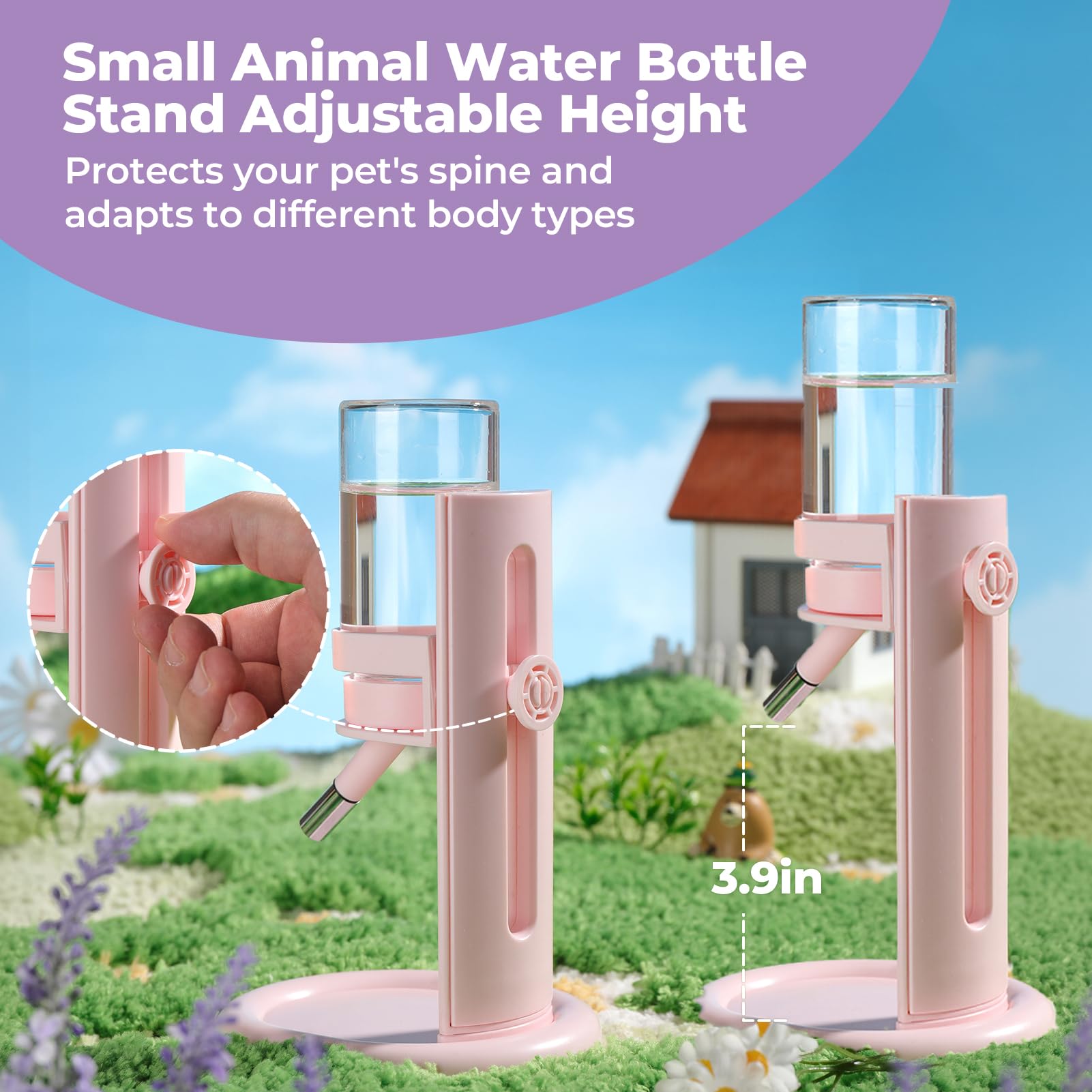 Miniemoe diseño vidrio transparente monitorizar agua fácilmente.