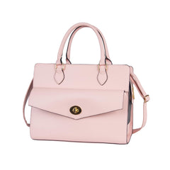 Minsong bolso transportín de cuero rosa, exterior elegante para mascotas.