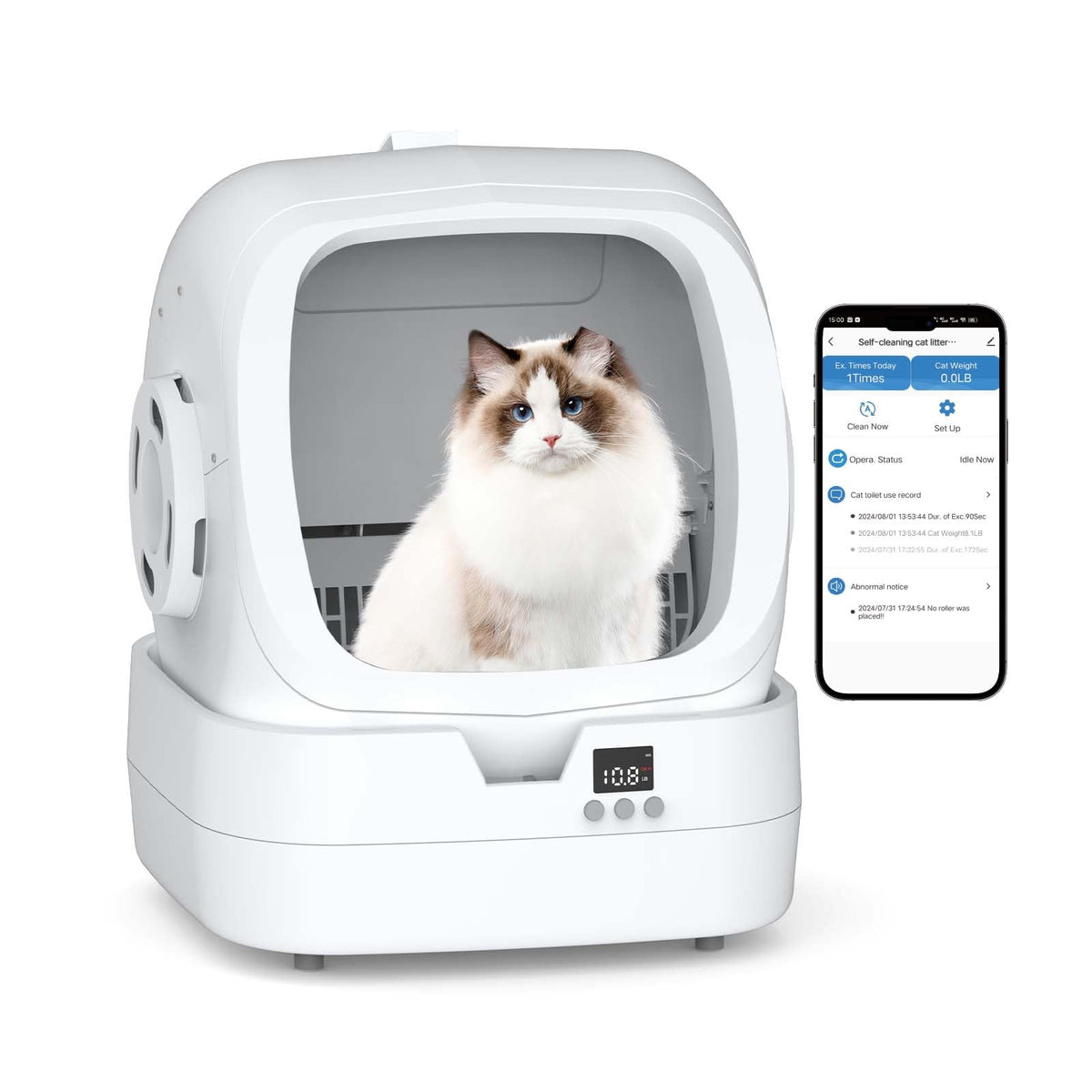 Mintakawa caja automática con autolimpieza del tambor, ideal para limpieza rápida.