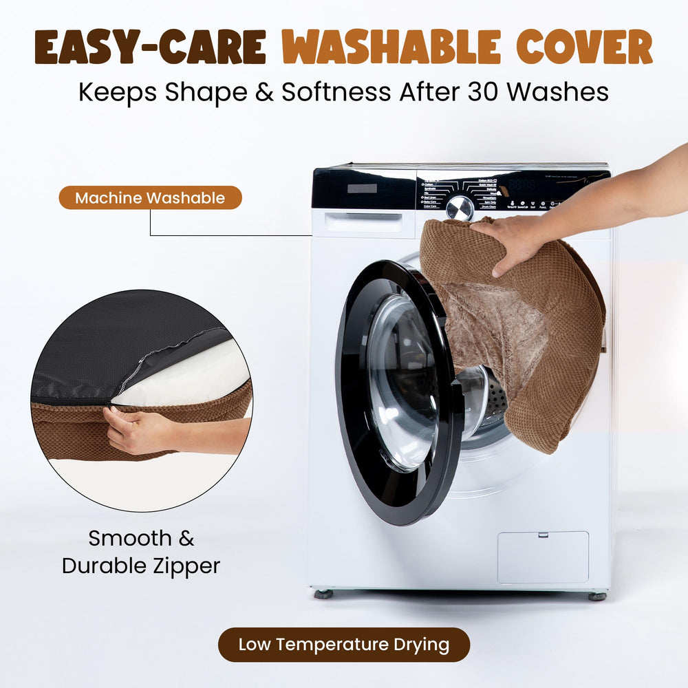 Capa interior impermeable protege la espuma y facilita la limpieza