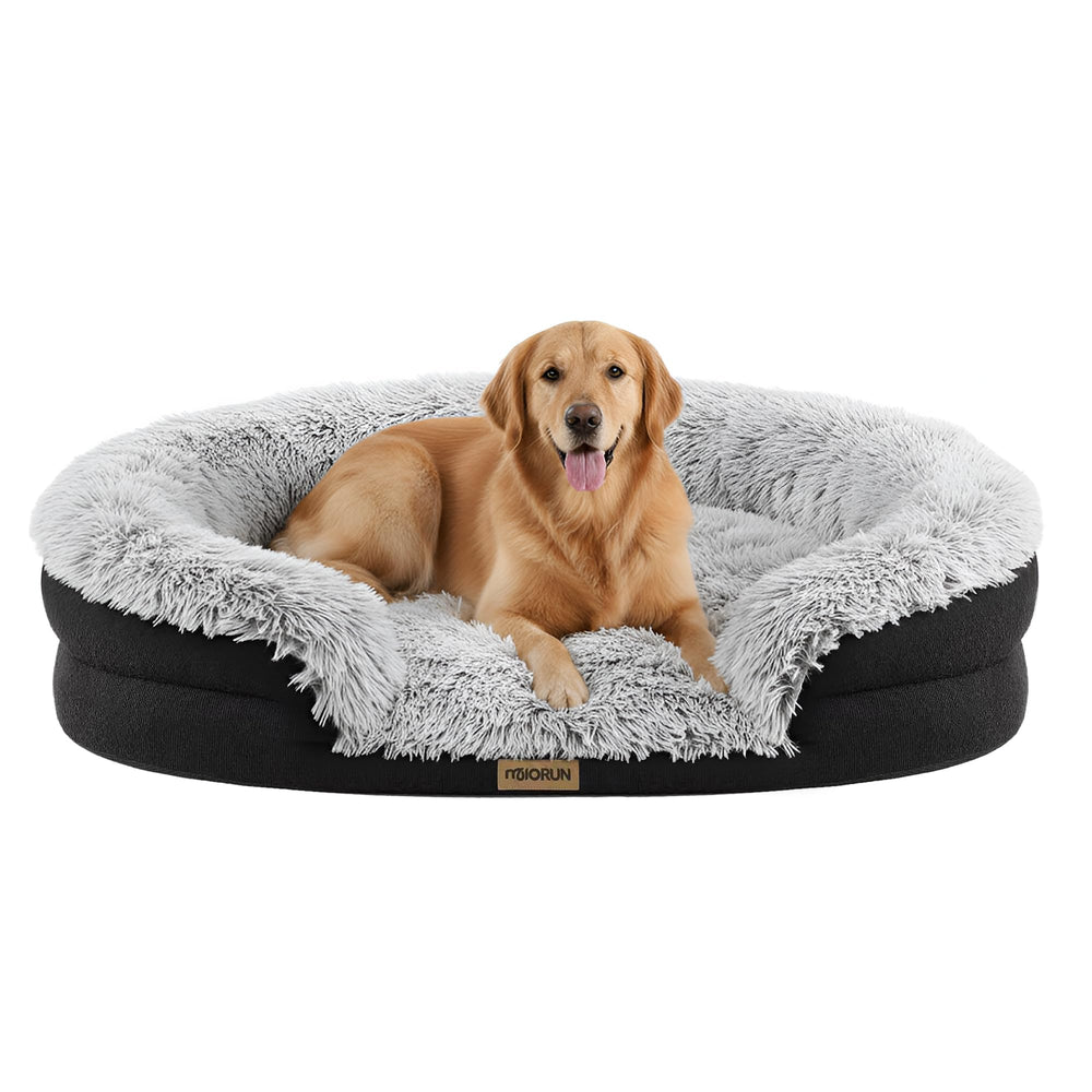 Miorun cama ortopédica grande con espuma huevo para confort nocturno.