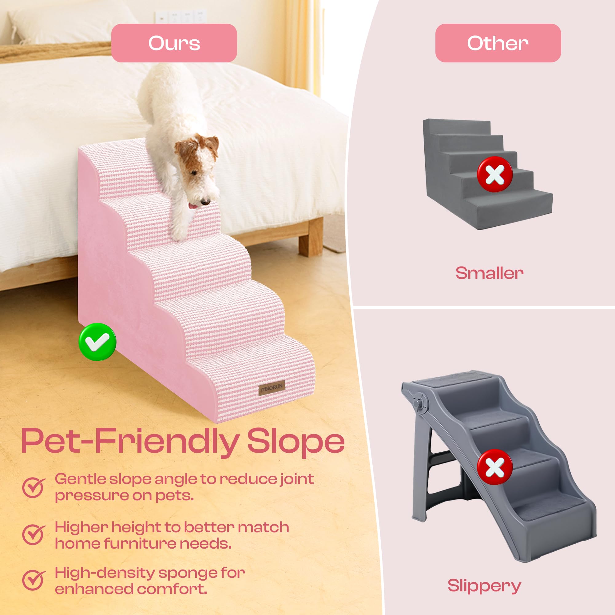 Escalera ligera y portátil de Miorun para moverse entre habitaciones