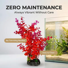 Mipukbay ornamentos para acuario con aspecto realista y seguro para peces