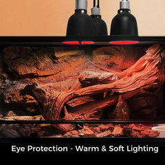 MISDOOD bombilla UV-A diurna, iluminación segura para reptiles