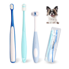 MISSELF cepillo dental nano ultra suave frente, cómodo para cepillado diario de mascotas.