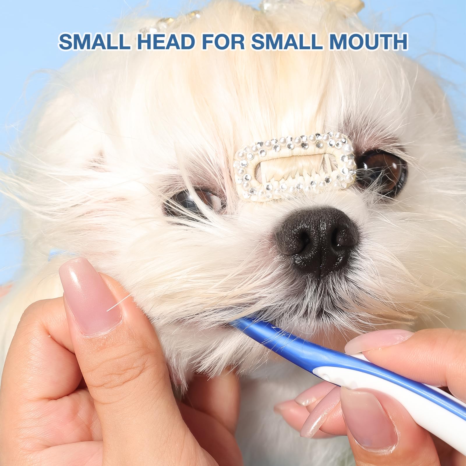 MISSELF cepillo dental nano ultra suave tres formas, facilita limpieza completa.