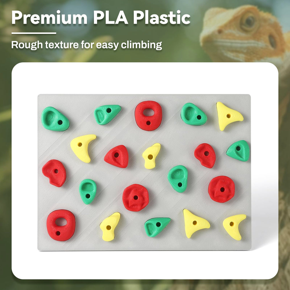 MITCHENIFY muro de escalada, regalo ideal para dueños de reptiles creativos.