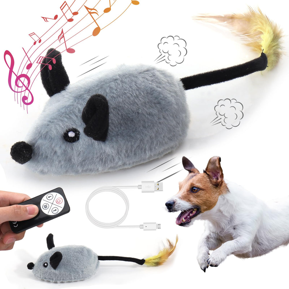Juguete interactivo de Mity Rain para perros con sensor automático para juego.
