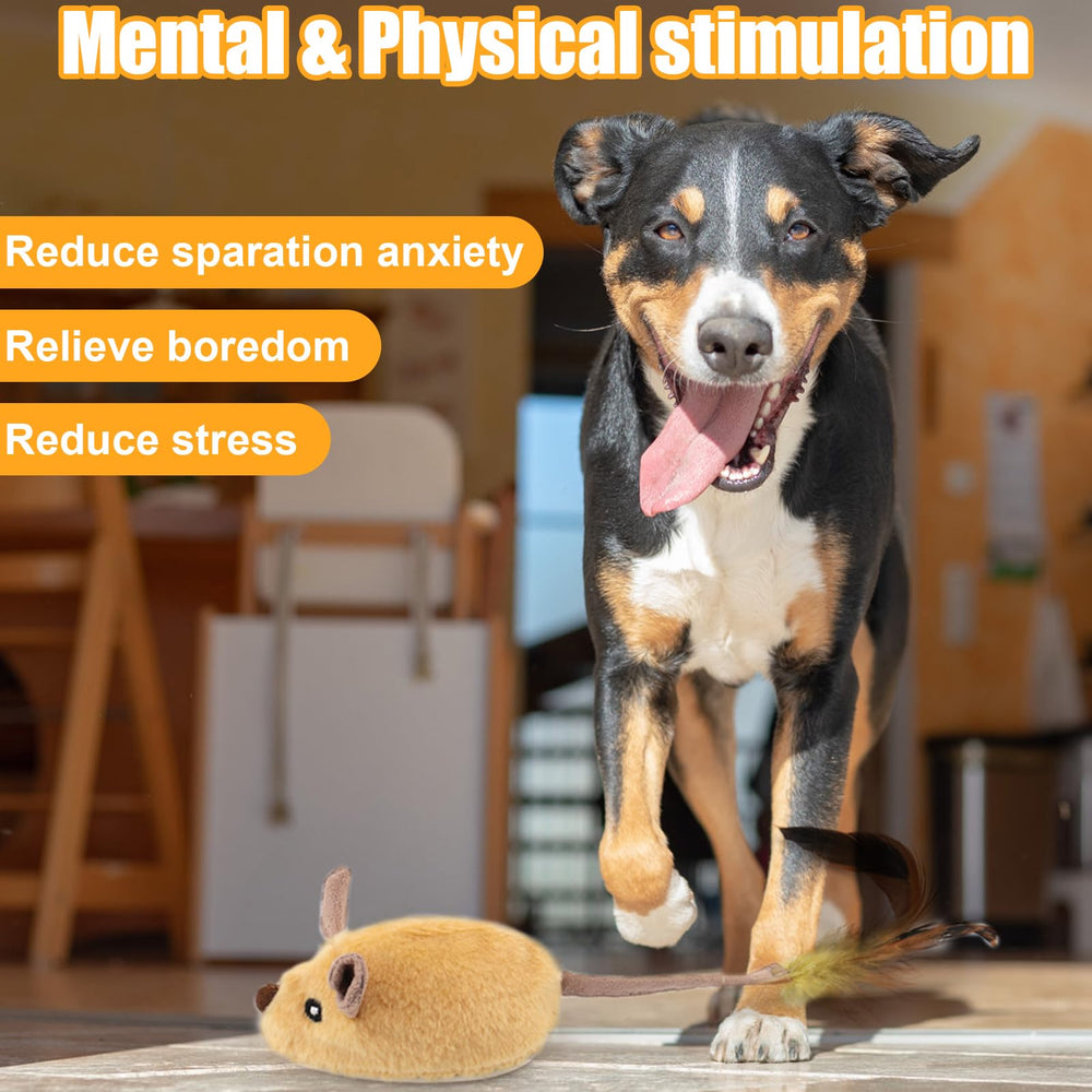 Ratón-juguete con sonido realista de Mity Rain para perros.