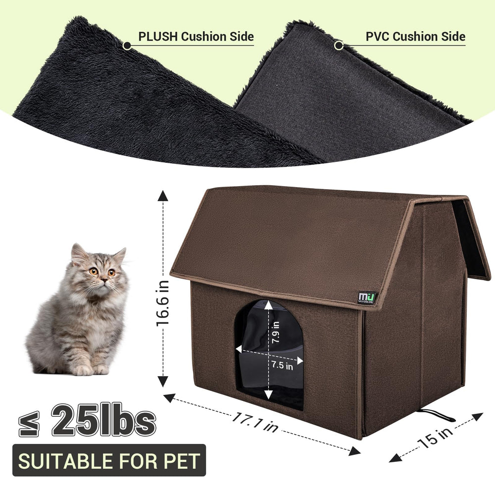 MIU COLOR cama para gatos acolchada para mayor confort.