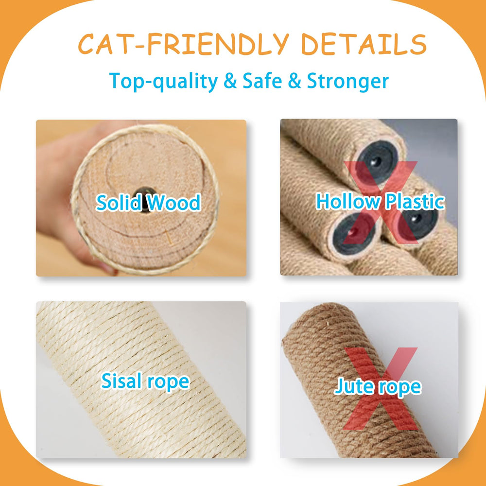 MIUZMORE plataformas amplias para gatos grandes