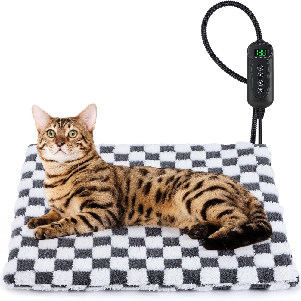 MIXJOY almohadilla caliente para mascotas con 11 niveles de temperatura para calor personalizado.