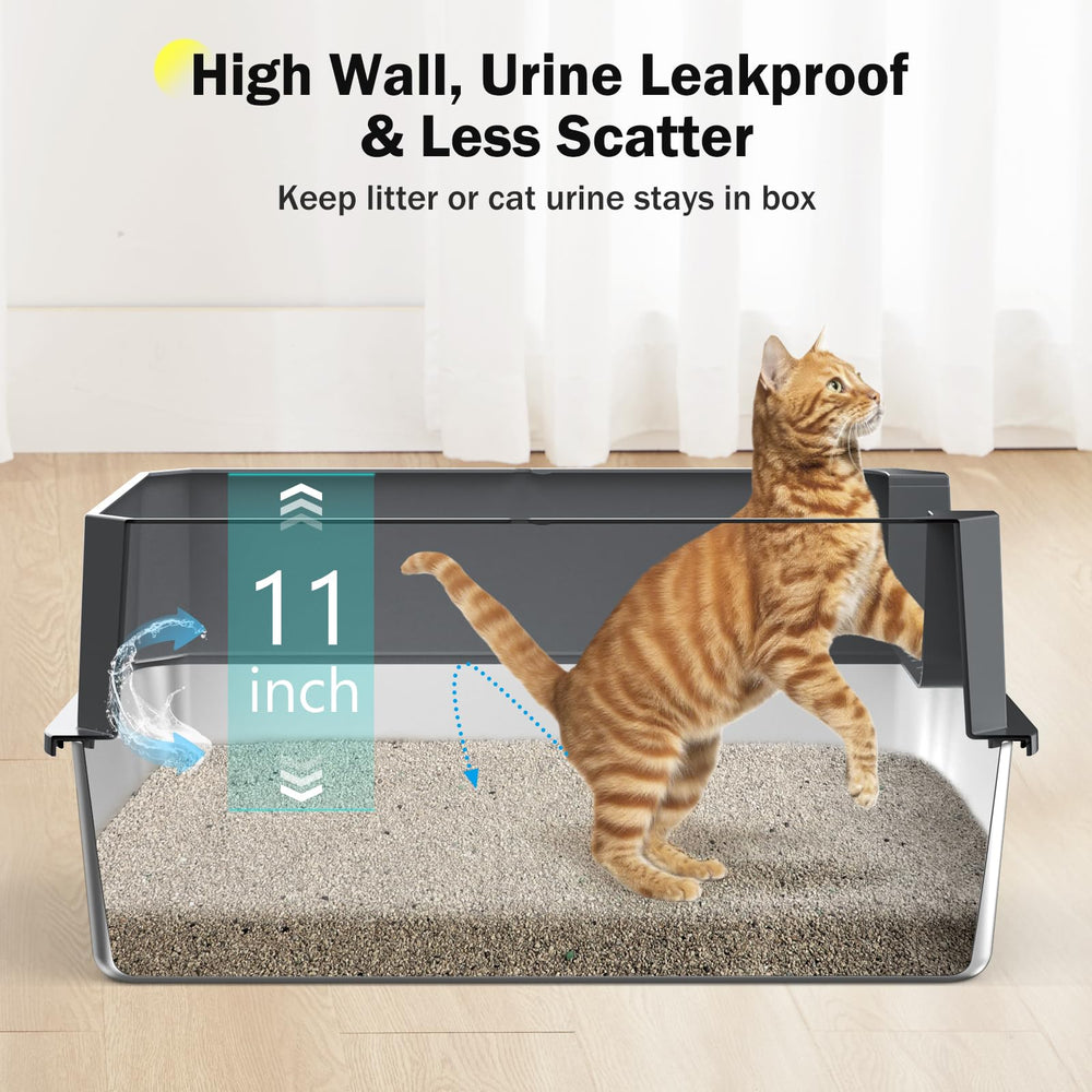 Bandeja MIXJOY XL para gatos grandes, buena capacidad y menos limpieza