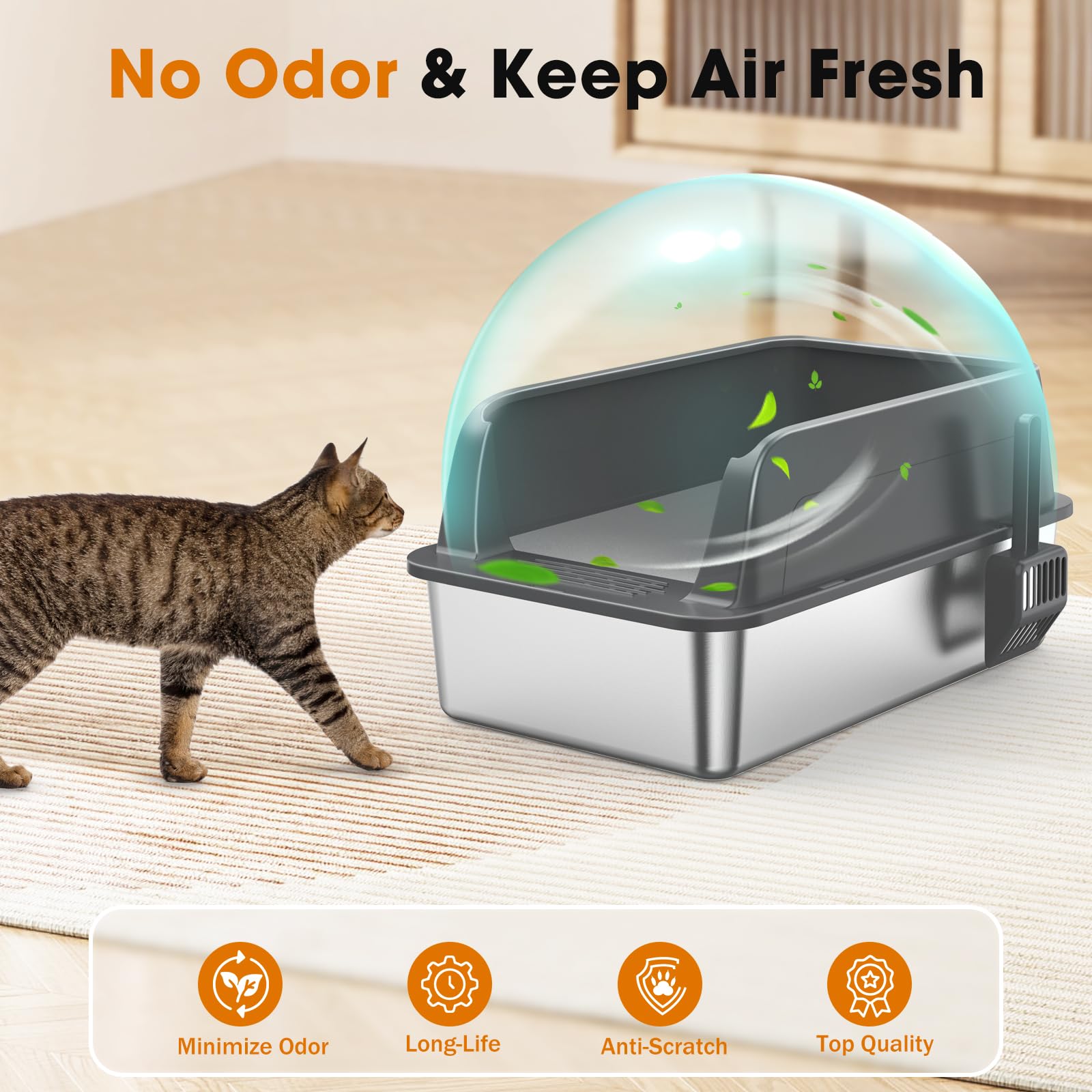MIXJOY diseño robusto y seguro para gatos grandes