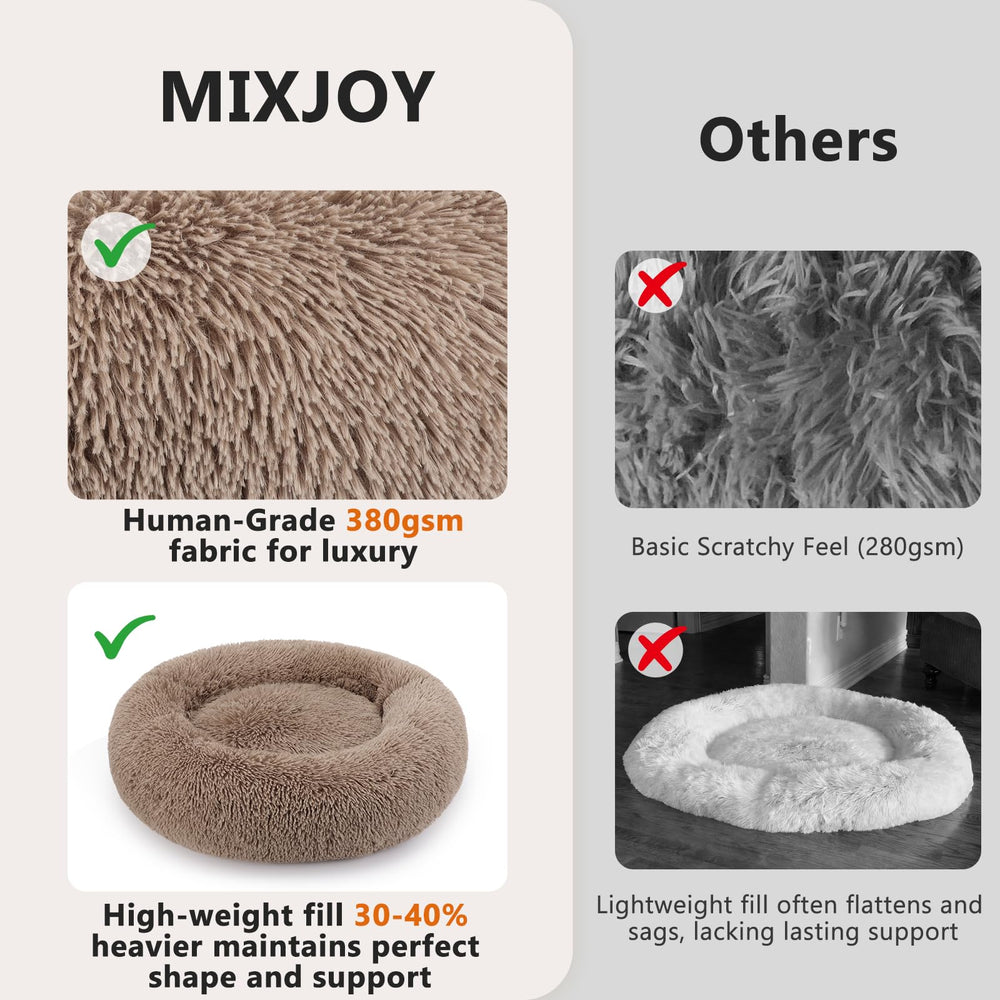 Soporte cómodo para cabeza y cuello en la cama MIXJOY para gatos