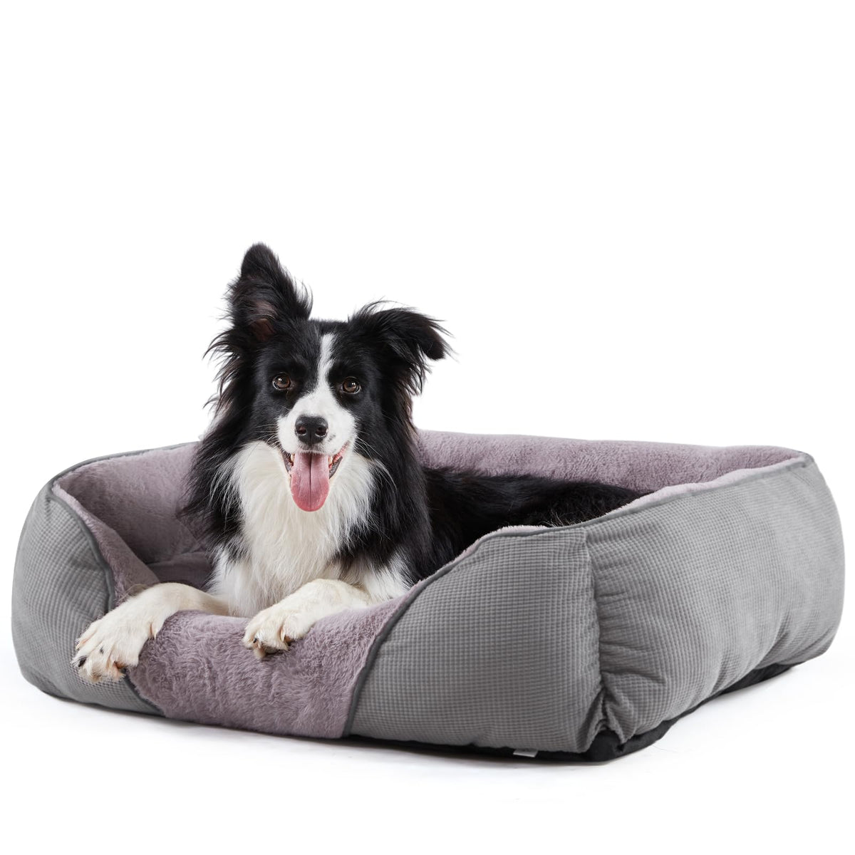 MIXJOY cama-perro-grande-lavable ofrece descanso suave y cómodo.