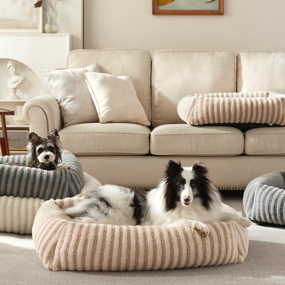 Cama MIXJOY rectangular para mascotas en interiores, rincón de descanso agradable