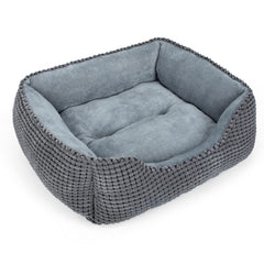 Cama MIXJOY para perros rectangular 20 pulgadas, vista general, descanso cómodo para mascotas