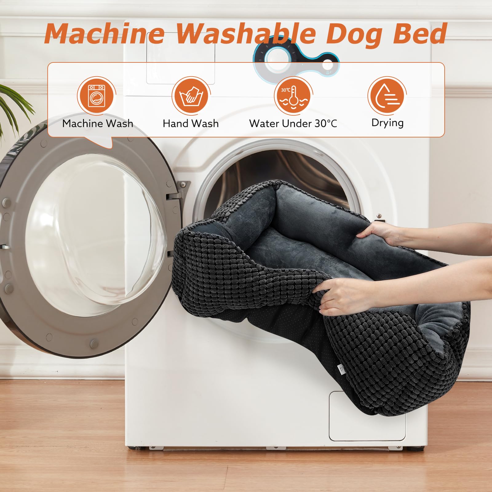 MIXJOY cama en tallas S, M, L y XL para todas las razas.