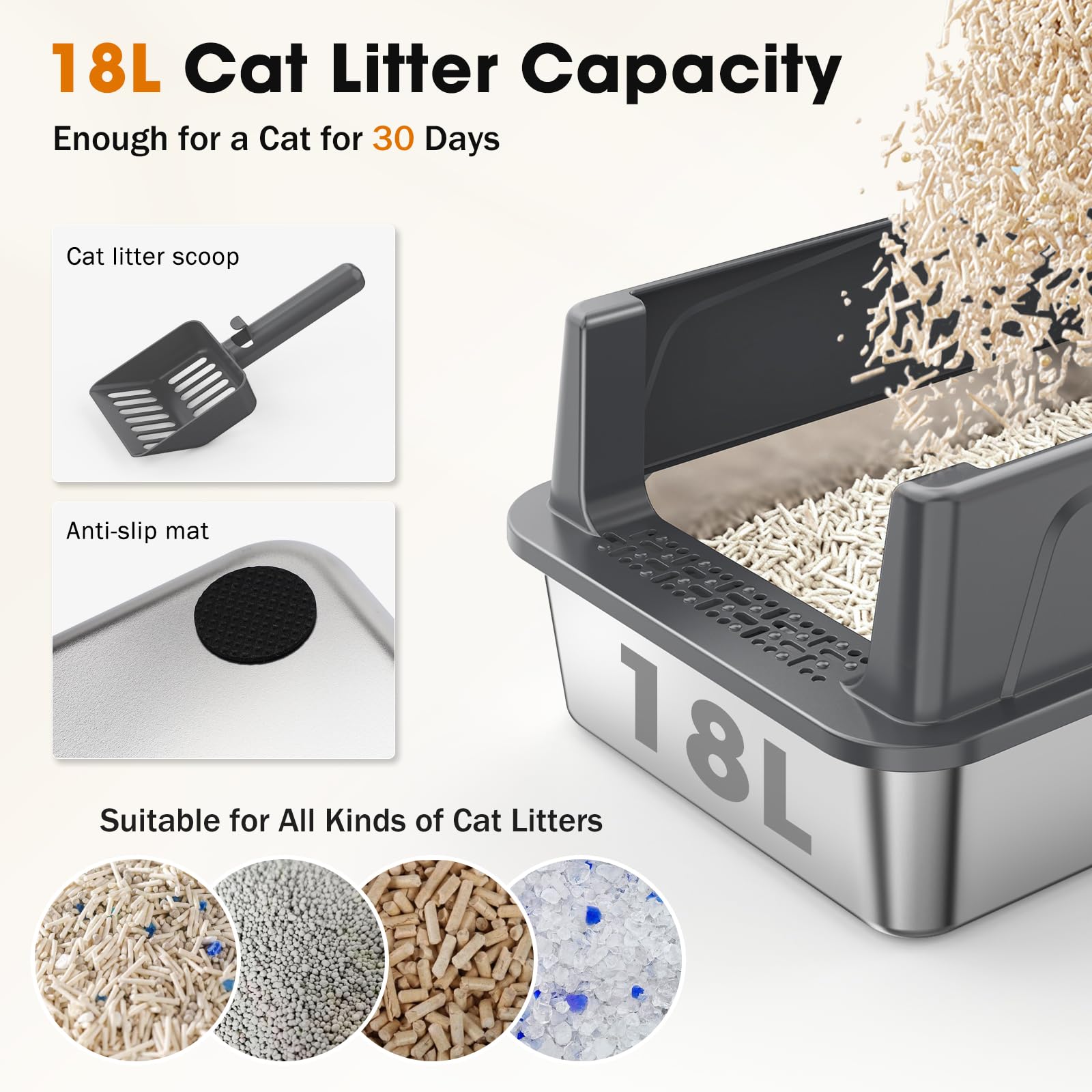 Caja MIXJOY de acero inoxidable con durabilidad de hasta 5 años.