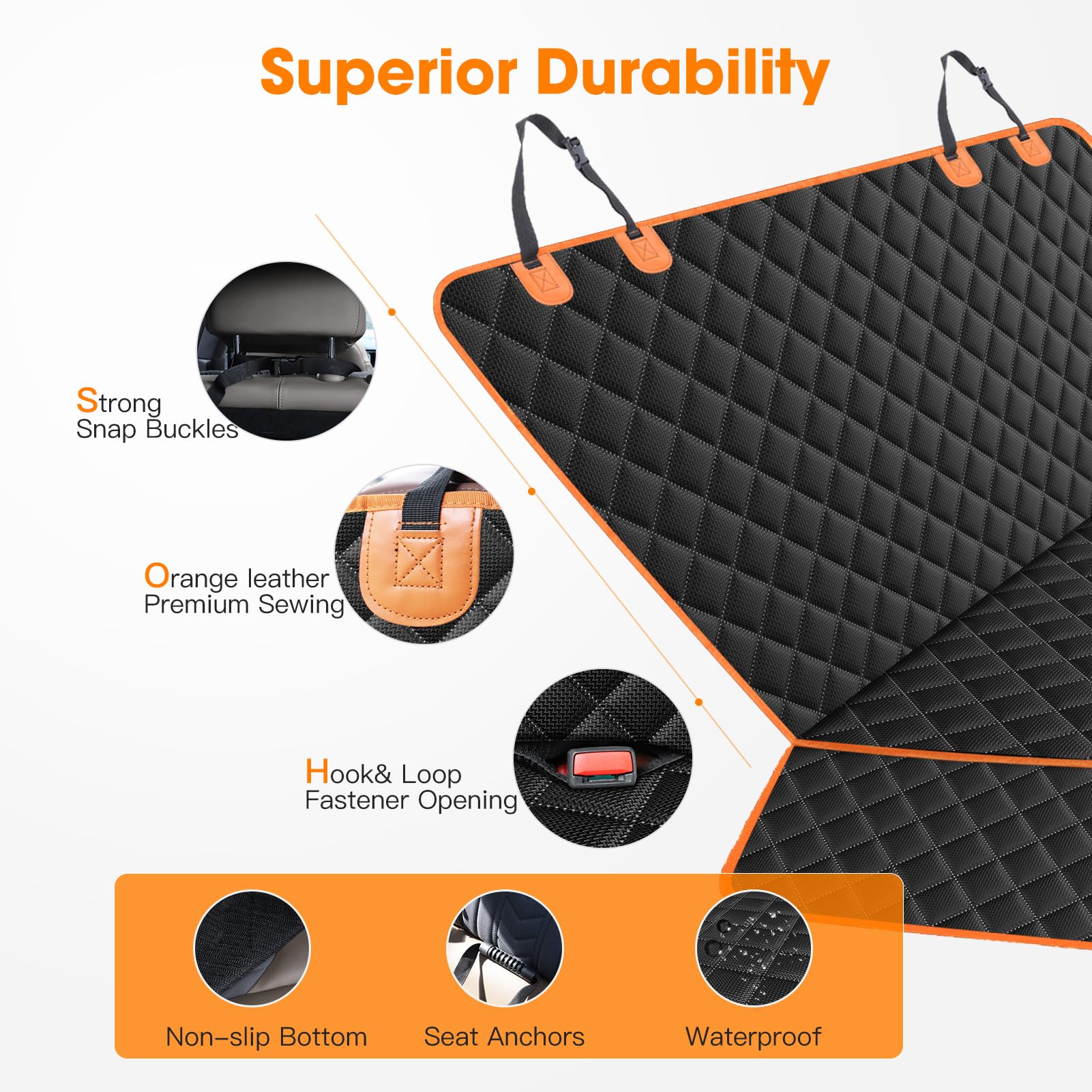 MIXJOY protección de sillón trasero para pelo y suciedad.