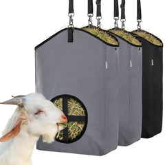 MIYABALA bolsa alimento cabra frontal, almacenamiento duradero de heno.