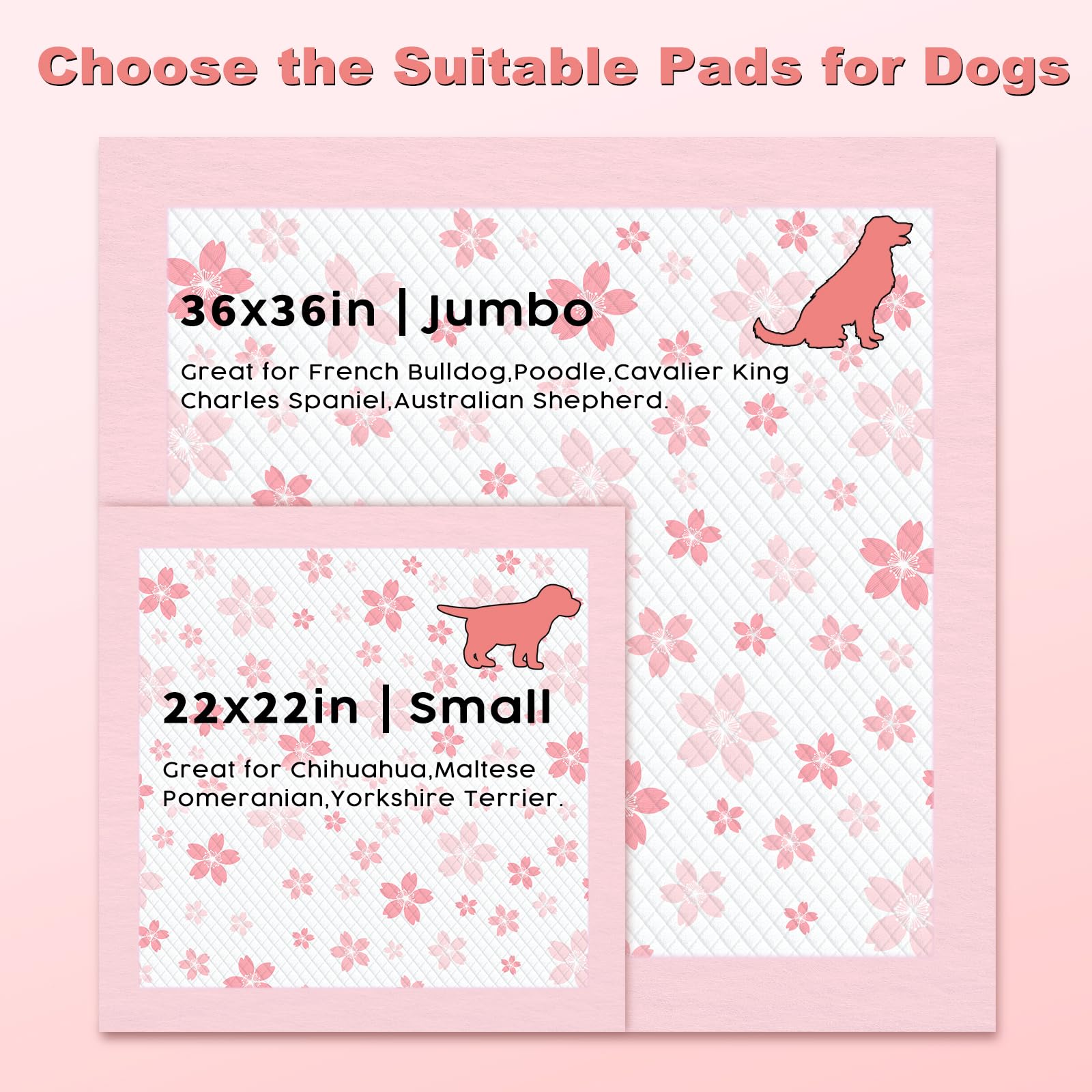 MIZOK almohadillas 6 capas, absorción eficiente y protección del suelo.