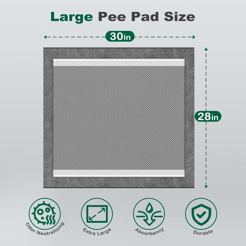Tapete grande Mizok 28x30 para áreas de baño cómodas para mascotas.