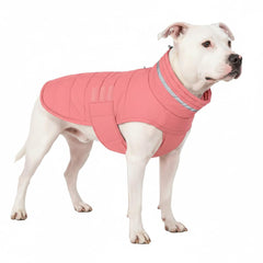 Capa impermeable Mklhgty rosa para perros, ideal para paseos bajo lluvia.