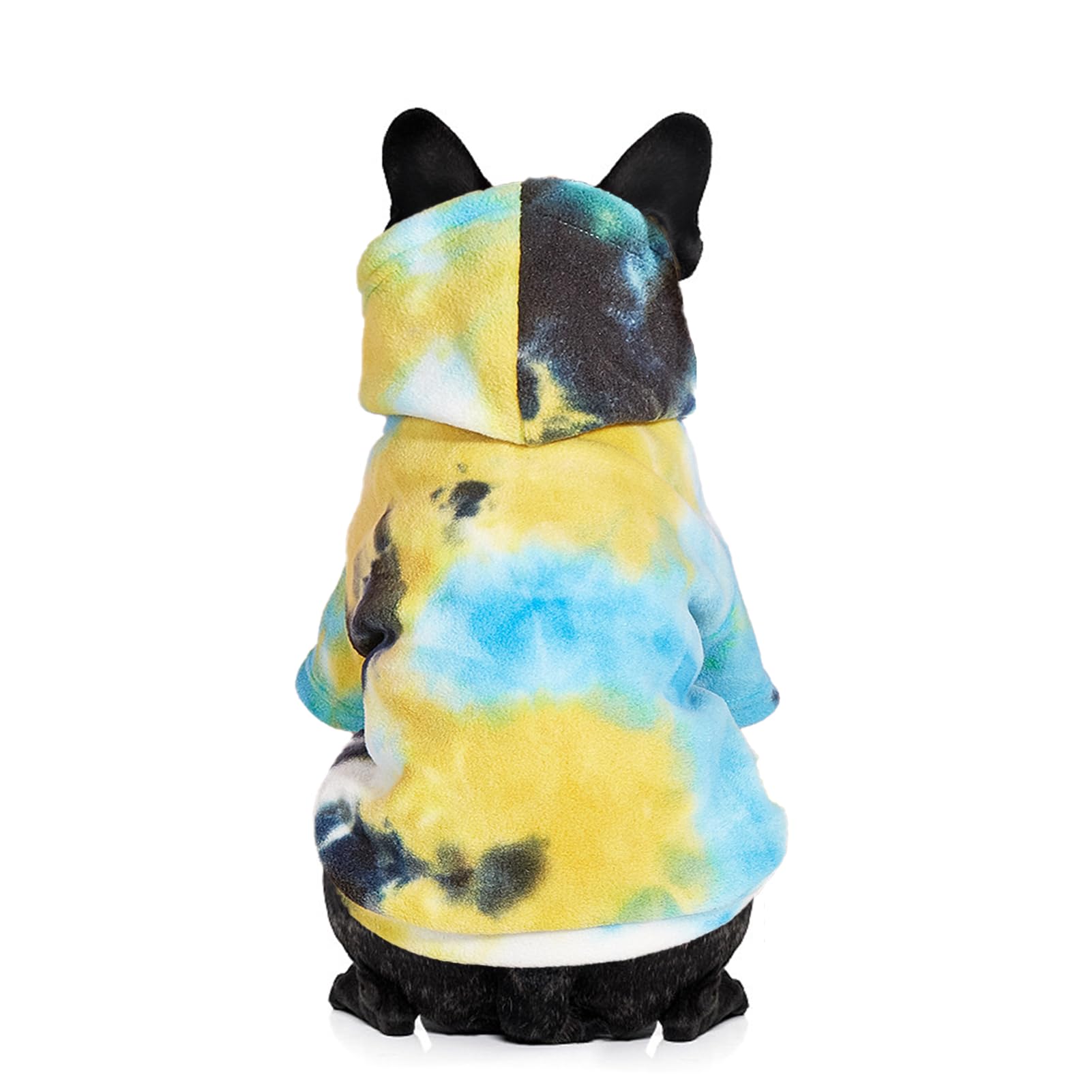 Mklhgty capucha ajustable para perro, protege orejas en salidas al exterior.