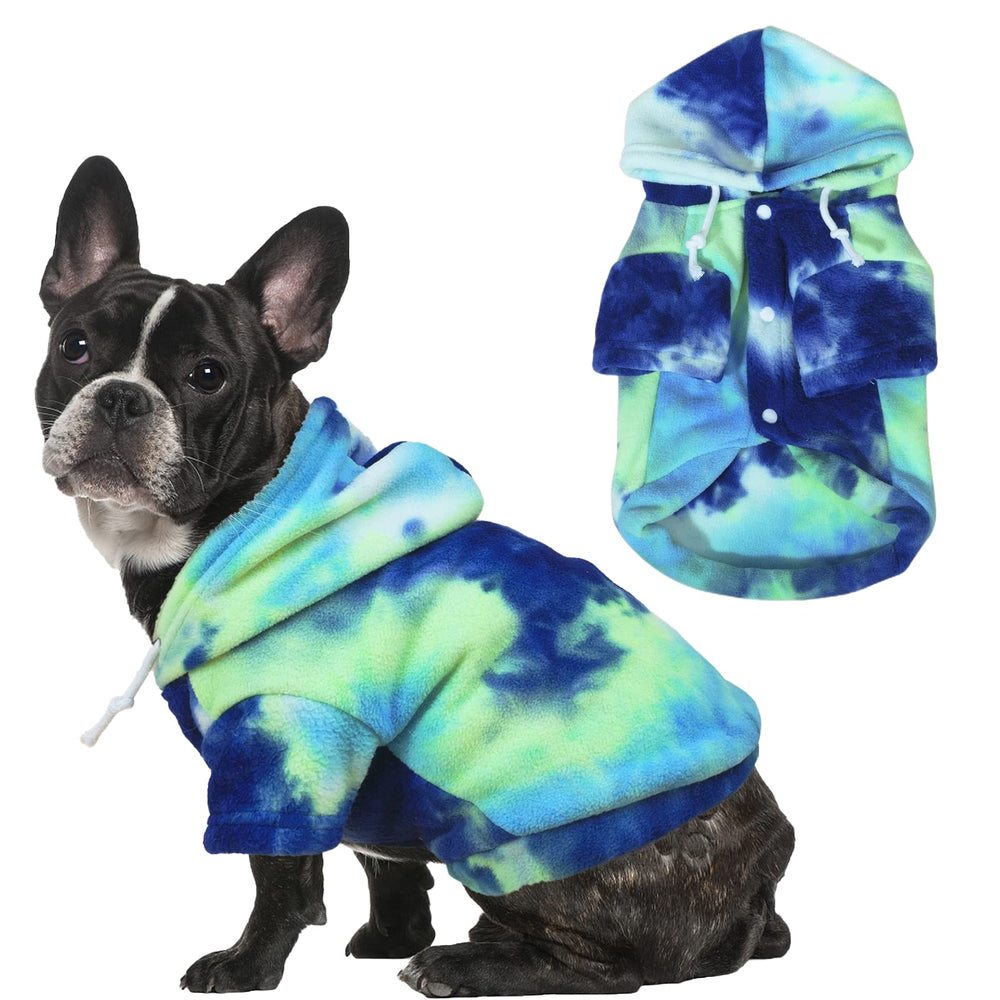 Sudadera Mklhgty para perros, vista frontal, cómoda para uso diario.