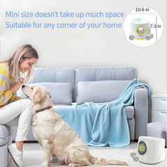Distancia ajustable de tres velocidades ideal para interiores y exteriores.