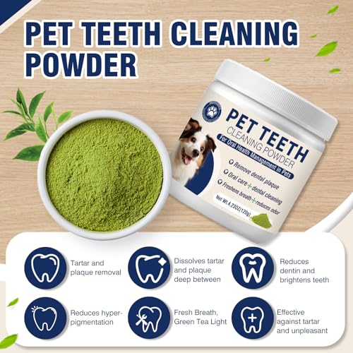 MNQAXZ Polvo dental espolvoreado sobre comida para aliento fresco