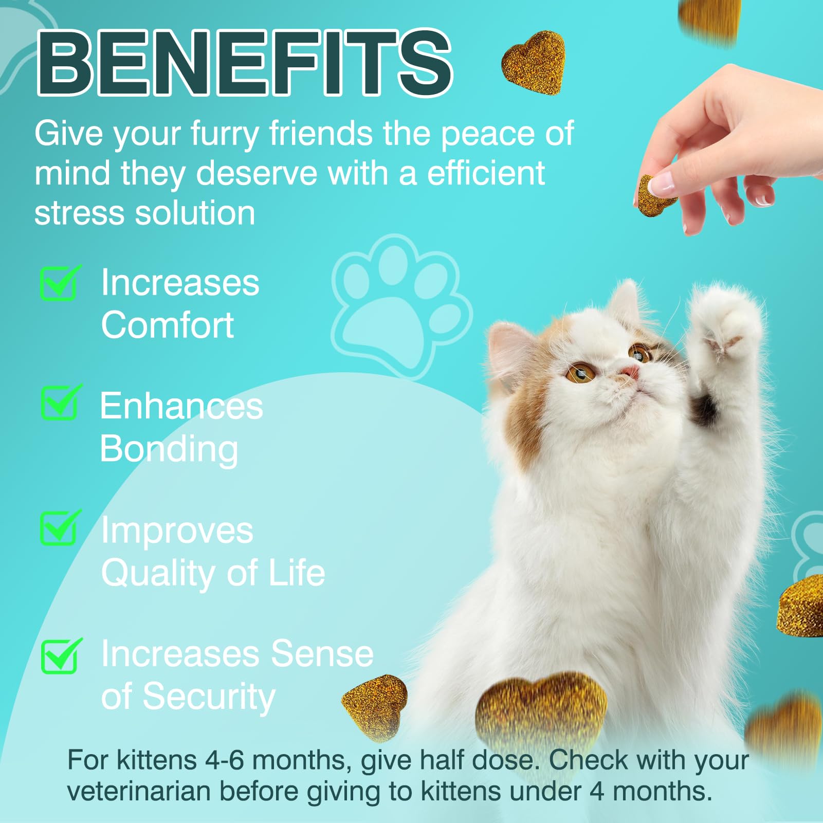 MNQAXZ masticables para gatos: ayuda a canalizar la ansiedad.