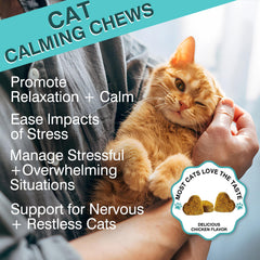 MNQAXZ masticables calma gatos en caja, dosis precisa para la convivencia.