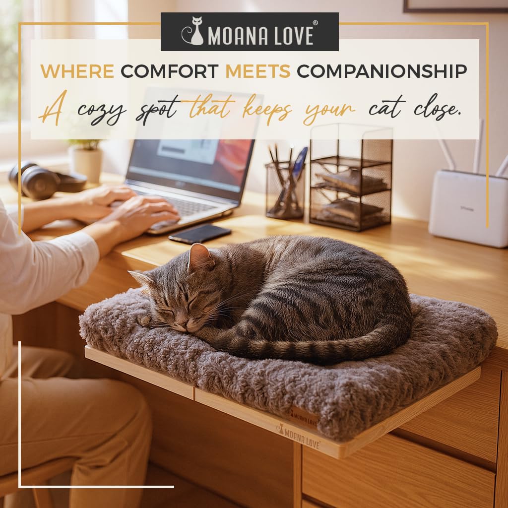Moana Love cama-ventana-gatos-grande: ideal para gatos grandes y mayor comodidad.