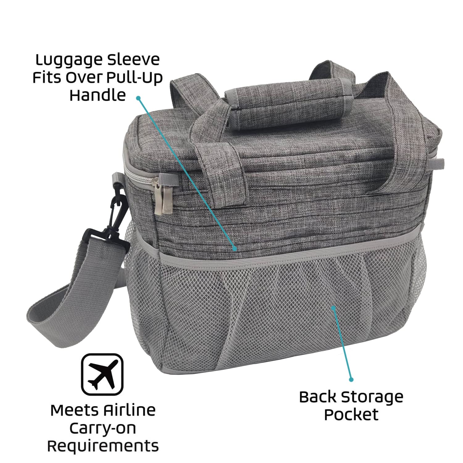 Mobile Dog Gear Week Away contenedores de comida para perro doble