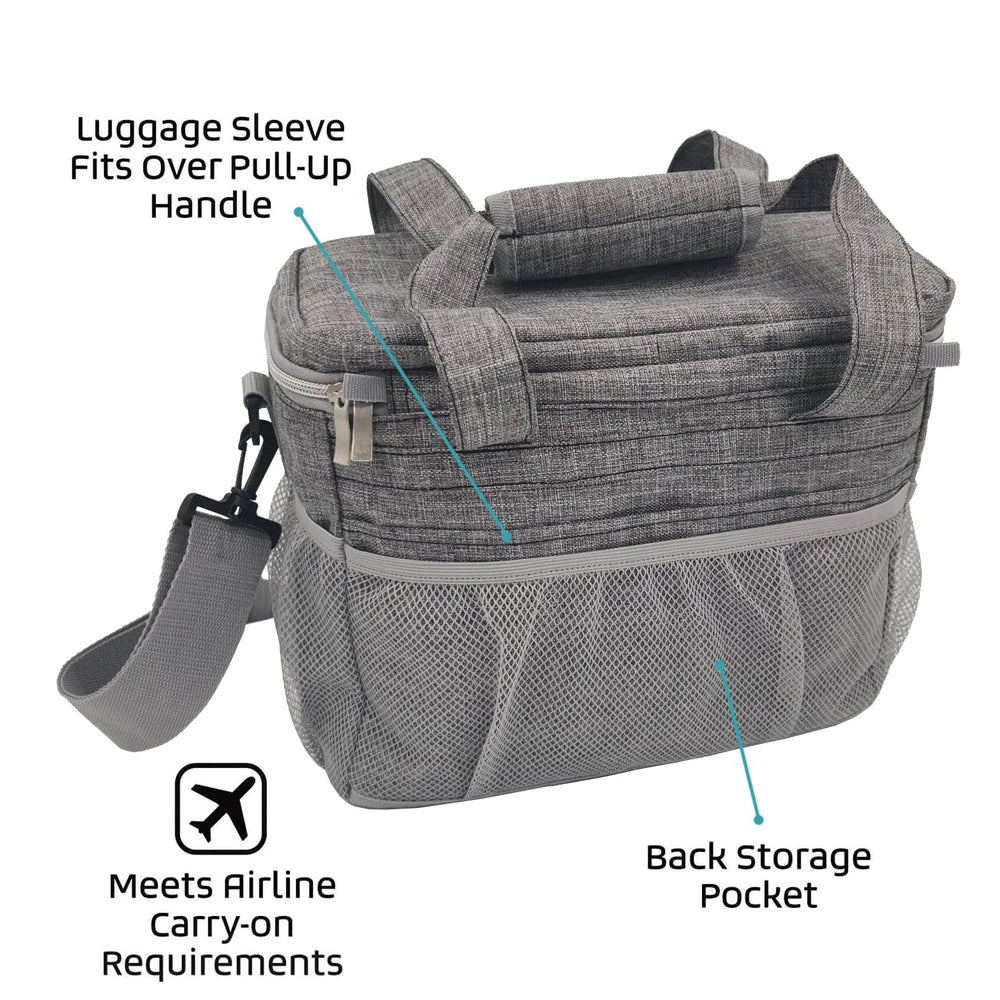 Mobile Dog Gear Week Away contenedores de comida para perro doble