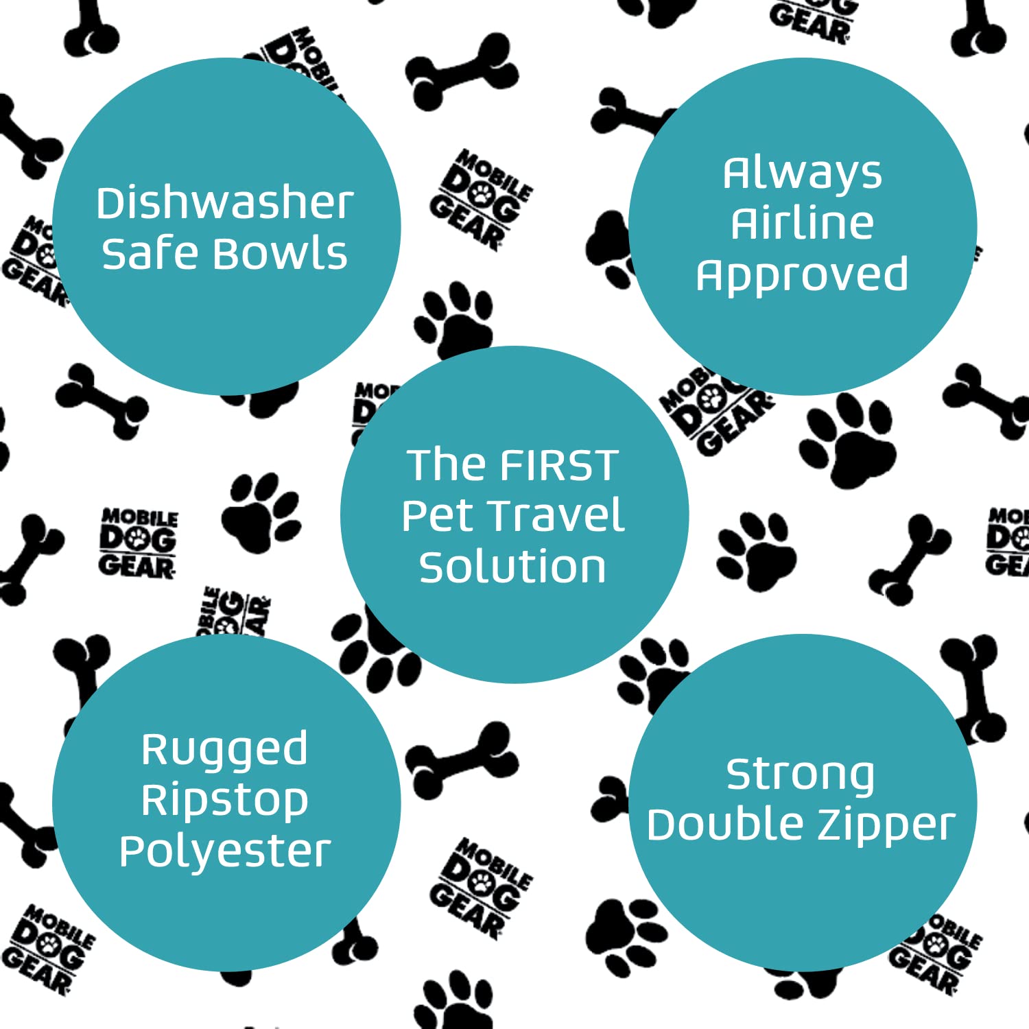 Mobile Dog Gear Week Away correa de hombro ajustable para transporte cómodo