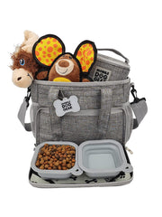 Mobile Dog Gear Week Away etiqueta de identificación en maleta para viaje