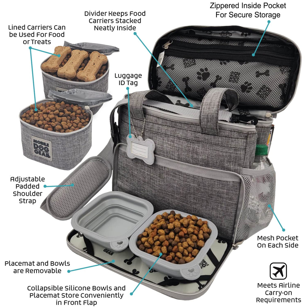 Mobile Dog Gear Week Away tazones plegables de agua para perro