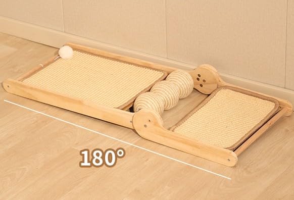 MODAELITE rampa rascado gato madera haya, acabado suave y duradero