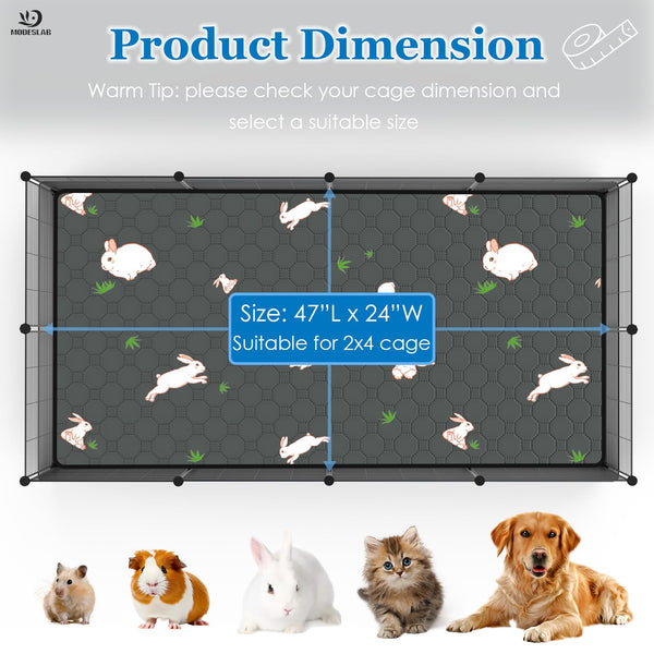 MODESLAB alfombrilla-absorbente-lavable-cobaya: comodidad y limpieza duraderas.