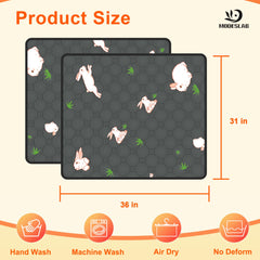 MODESLAB cobaya jaula antideslizante mantiene la cama en su sitio.