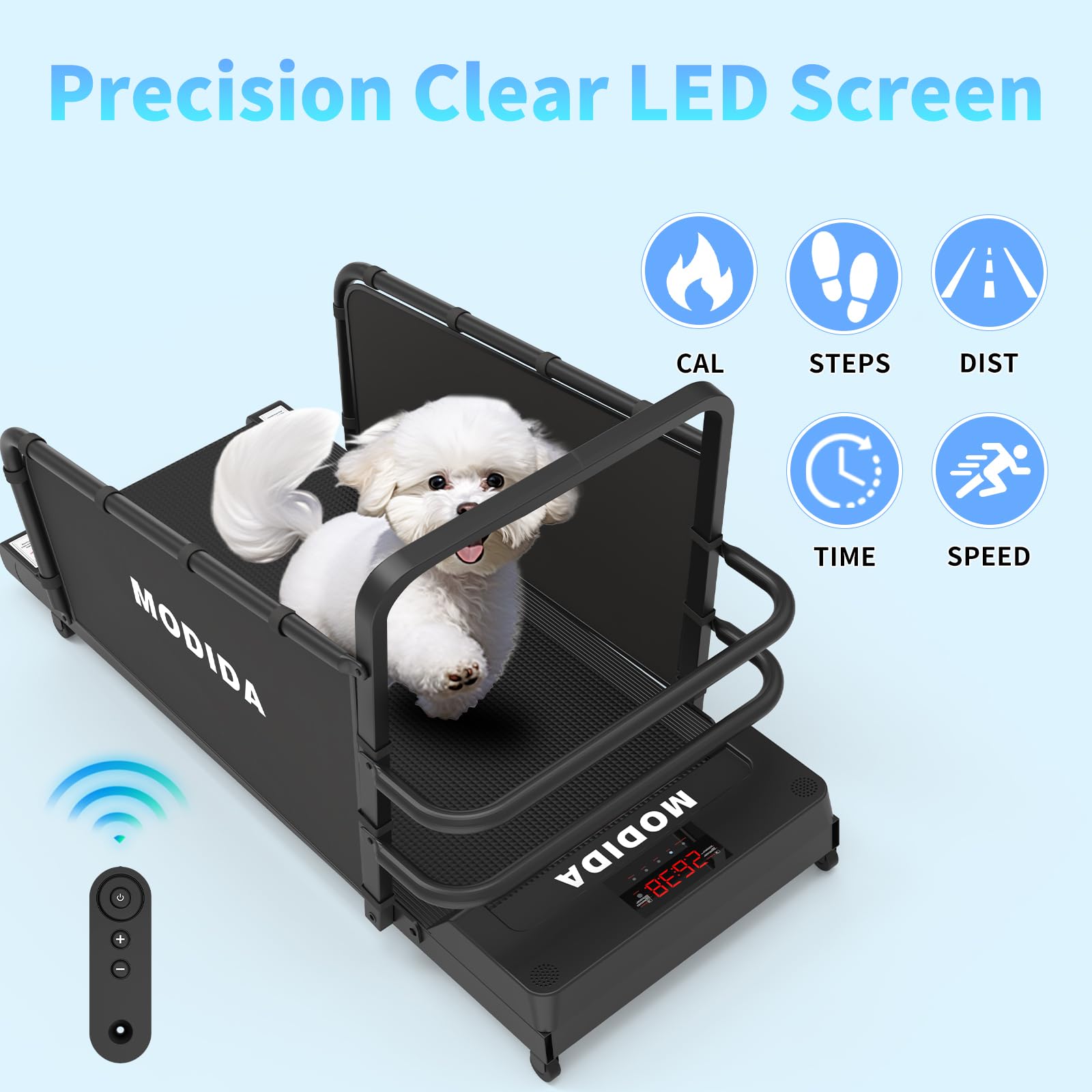 MODIDA Cinta de Correr con motor silencioso para uso interior sin molestar.
