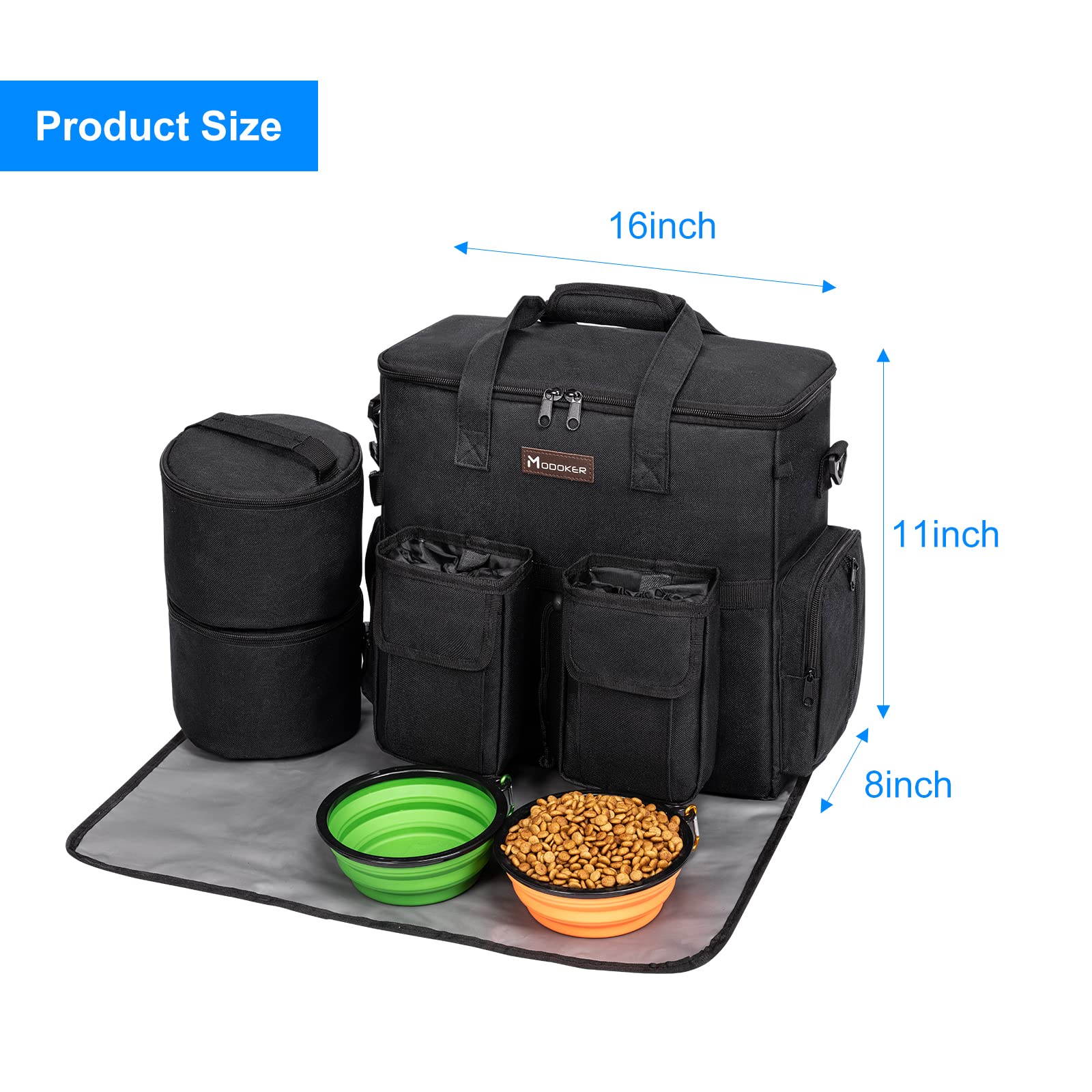 Modoker bolsas-entrenamiento-perro-destacables, estuches desmontables para entrenamiento y organización.