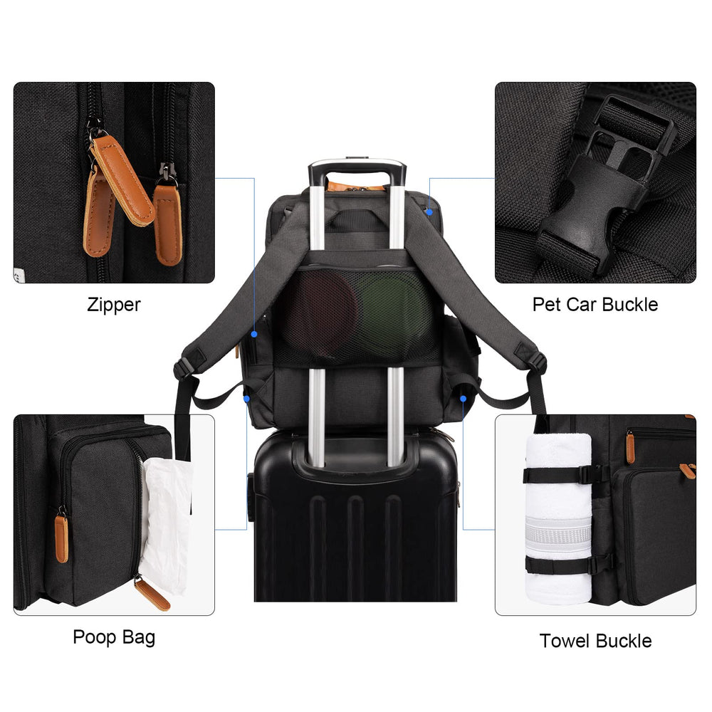 Modoker correas-ergonomicas-mochila: comodidad al cargar mascotas durante viajes