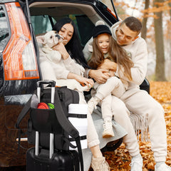 Modoker organizador-accesorios-mascotas: mantiene todo a mano durante escapadas