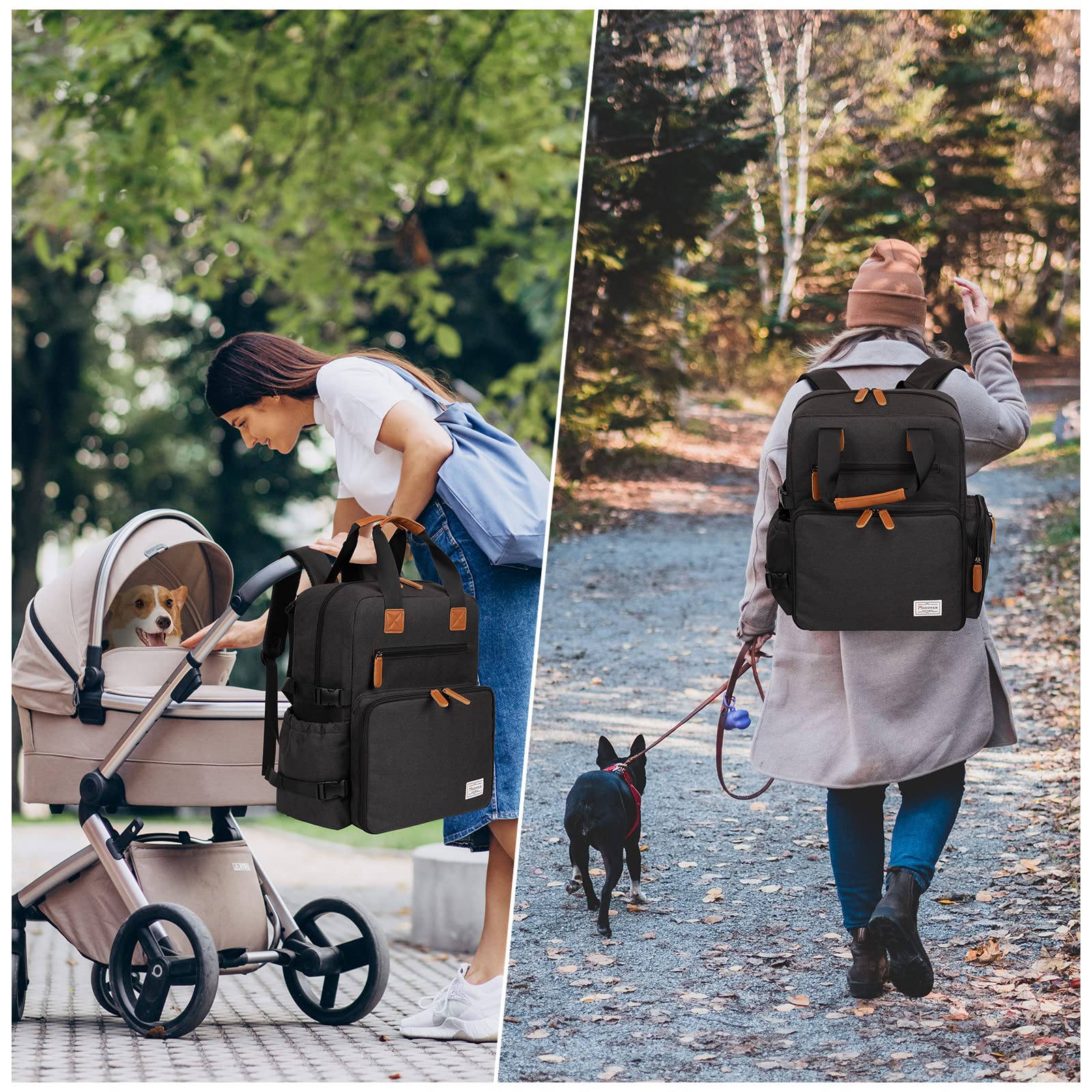Modoker sistema-enganche-paseo-perros: compatible con cochecito para paseo