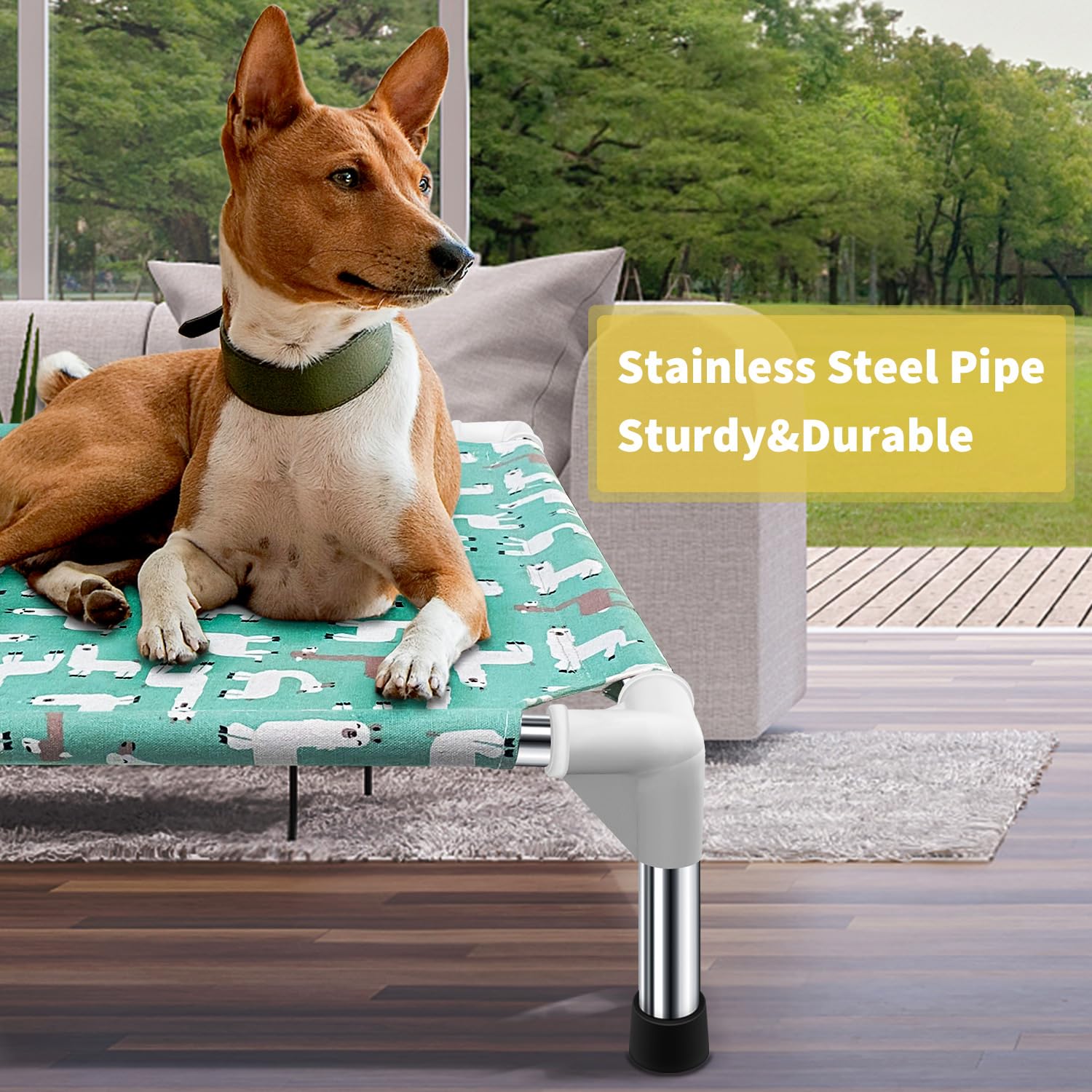Modorki Cama para Perro Elevada con tejido suave y cómodo para la piel.